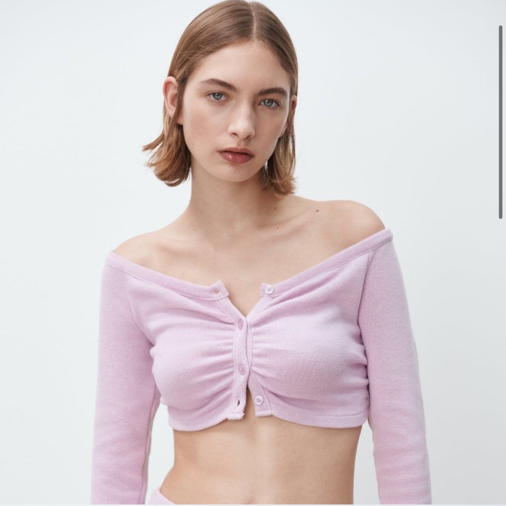 Never worn Zara cropped cardigan